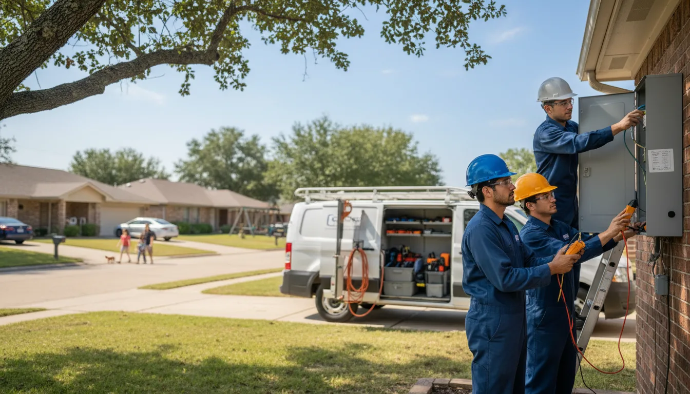 Certified electrician providing emergency electrical services in Davin, WV
